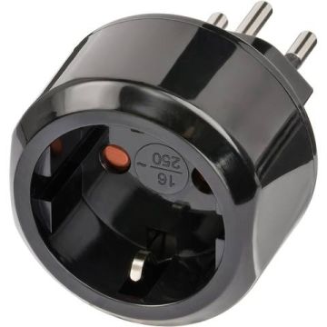 Steckdosenadapter von DE-AT-Schutzkontakt nach CH-System